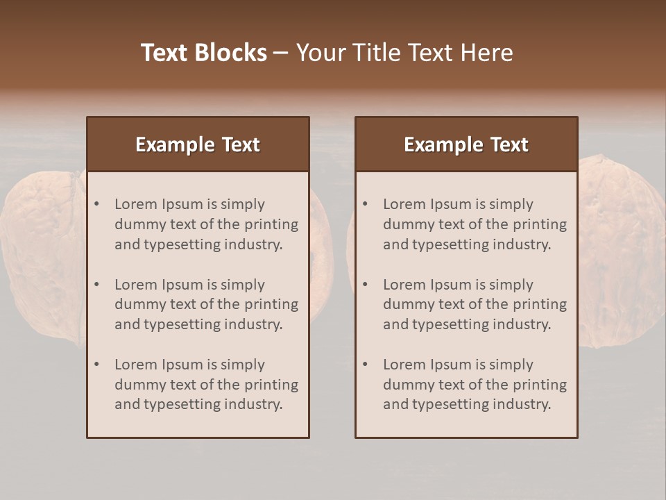 Composition Traditional Half PowerPoint Template