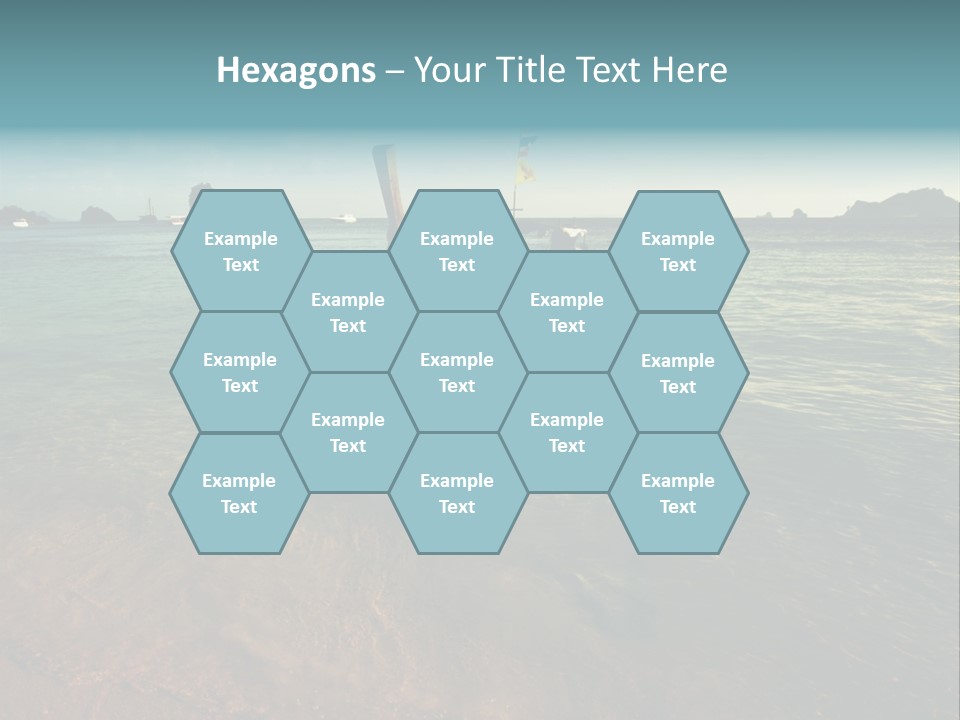 Coastline Holiday Water PowerPoint Template