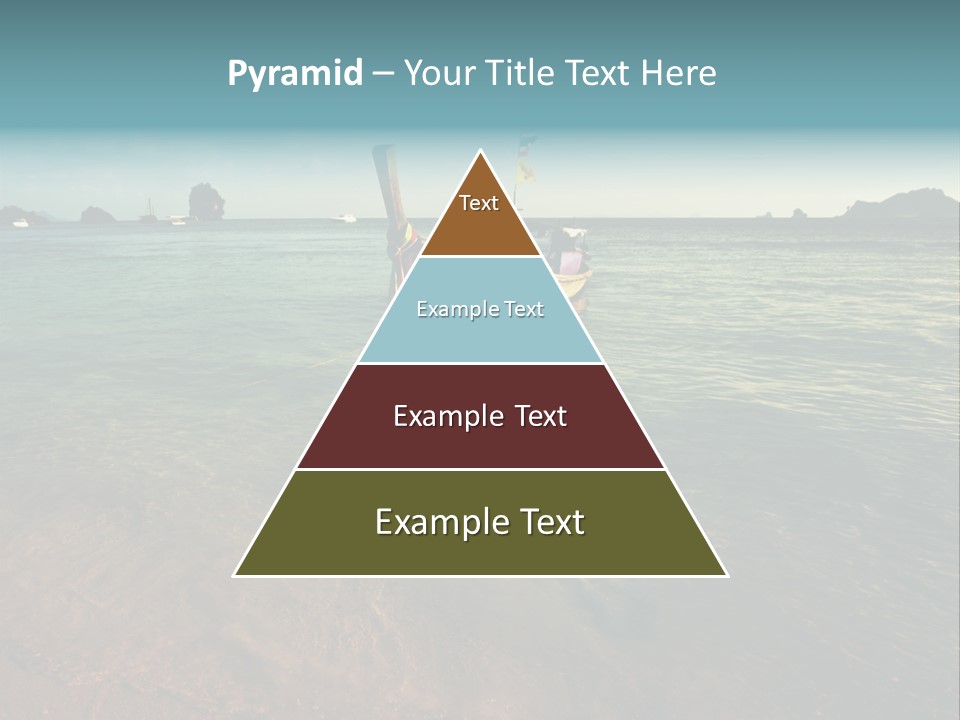 Coastline Holiday Water PowerPoint Template