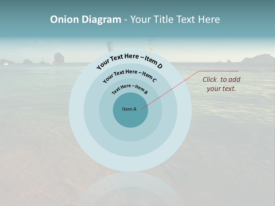Coastline Holiday Water PowerPoint Template