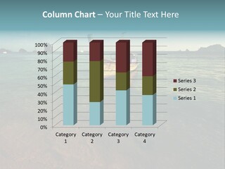 Coastline Holiday Water PowerPoint Template