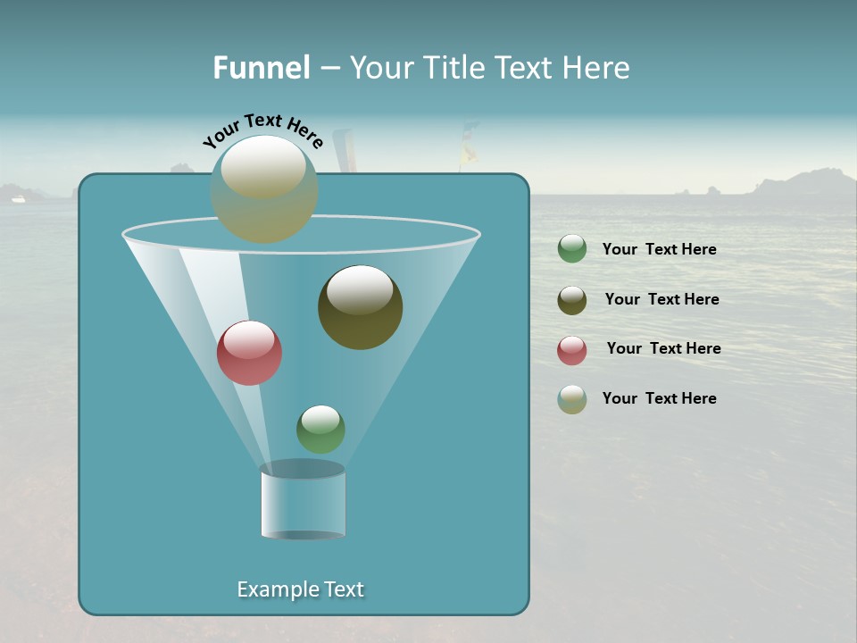 Coastline Holiday Water PowerPoint Template
