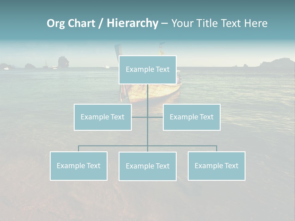 Coastline Holiday Water PowerPoint Template