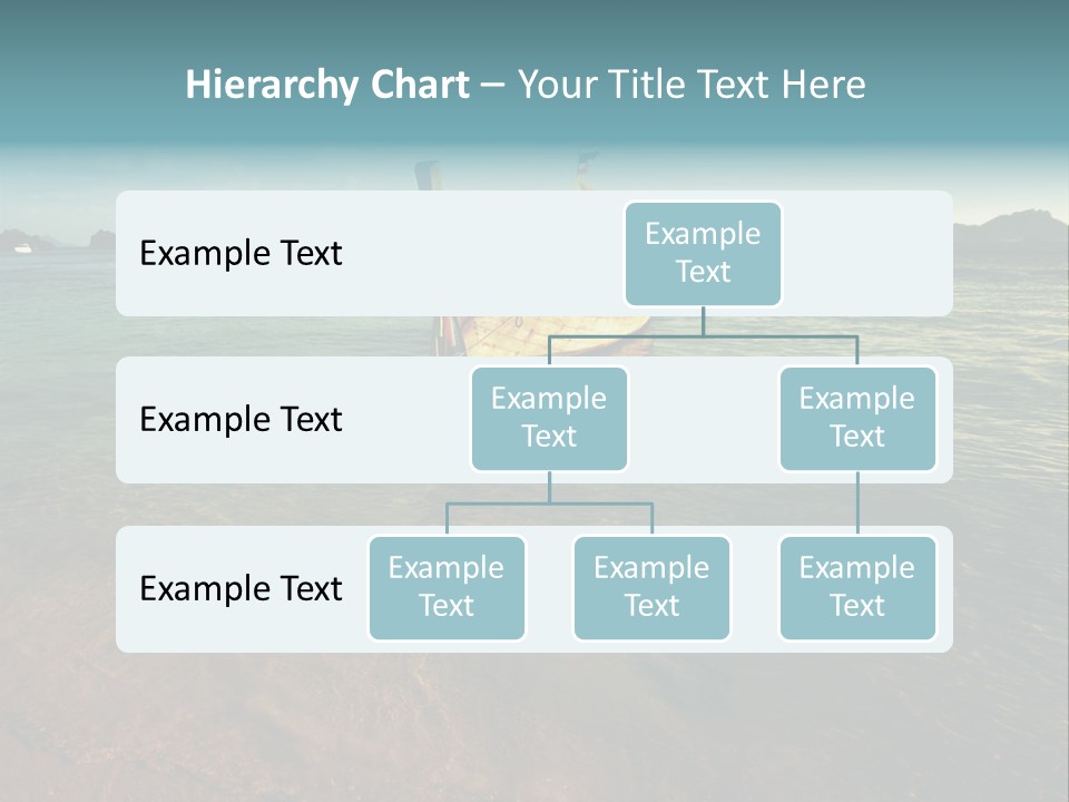 Coastline Holiday Water PowerPoint Template