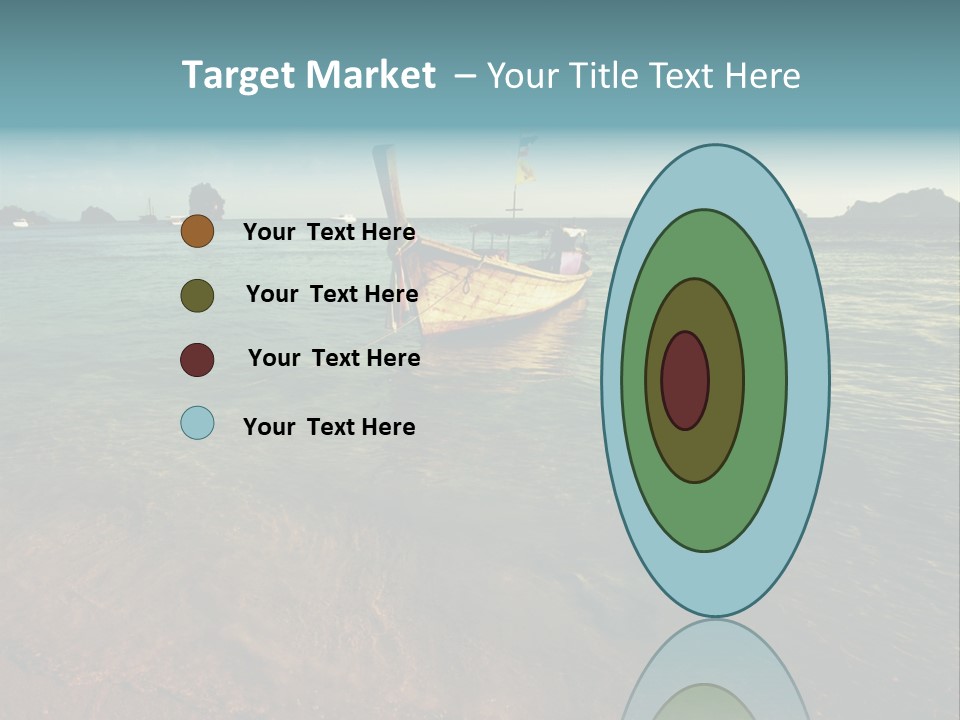 Coastline Holiday Water PowerPoint Template