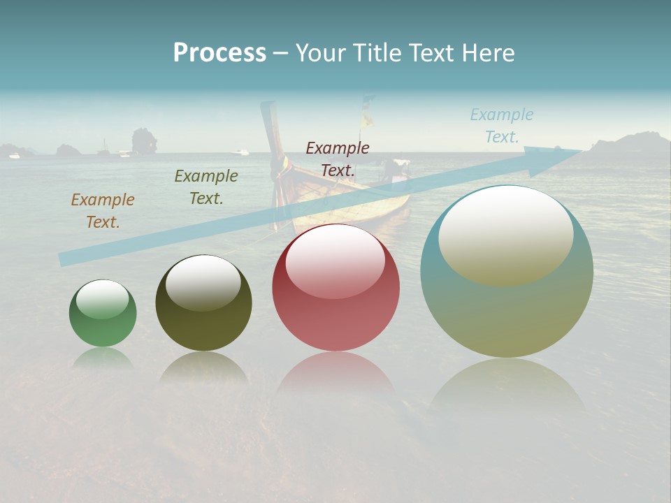 Coastline Holiday Water PowerPoint Template