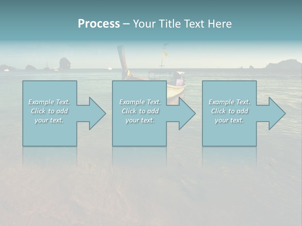 Coastline Holiday Water PowerPoint Template
