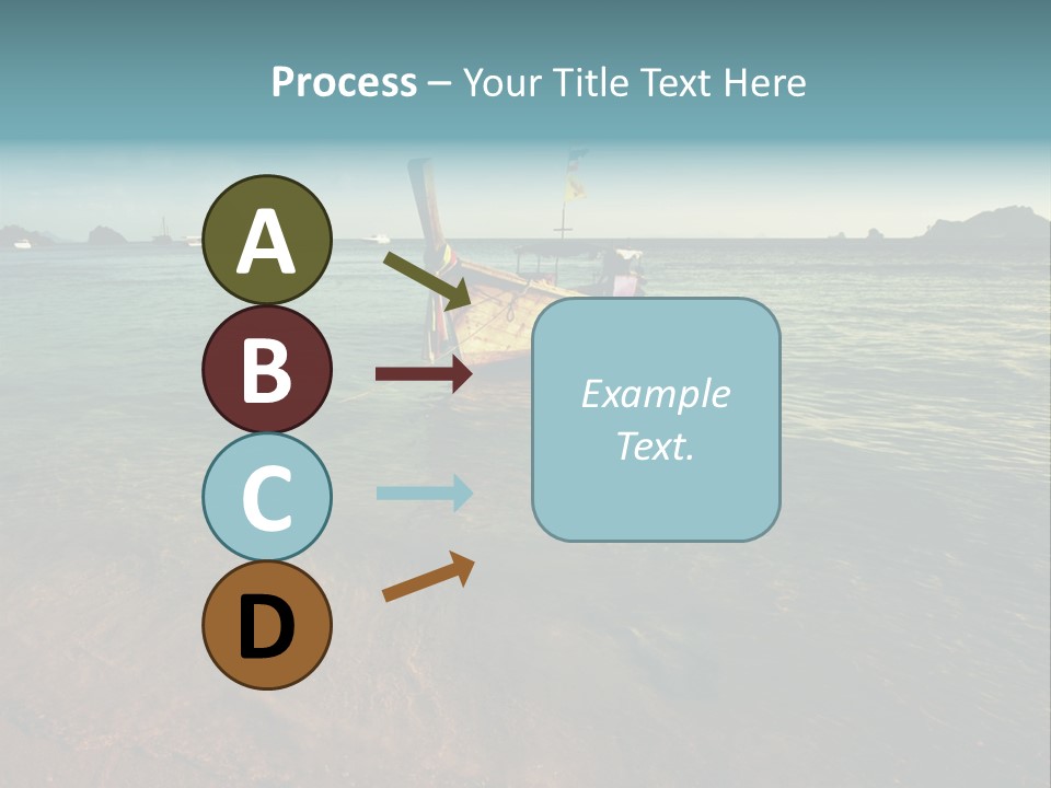 Coastline Holiday Water PowerPoint Template
