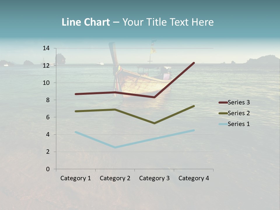Coastline Holiday Water PowerPoint Template