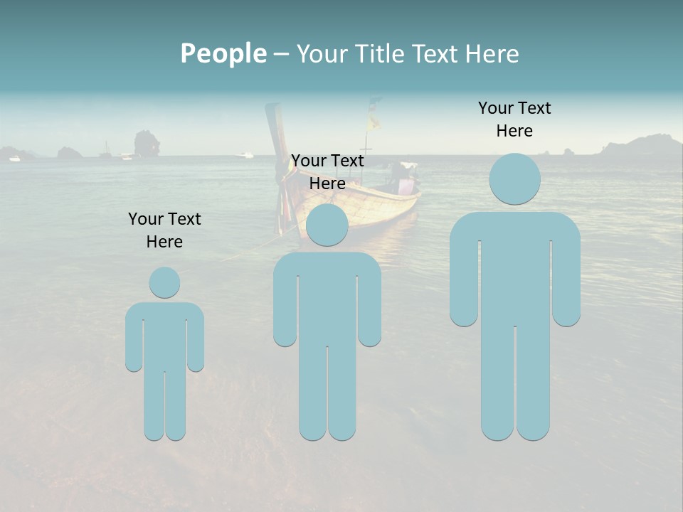 Coastline Holiday Water PowerPoint Template