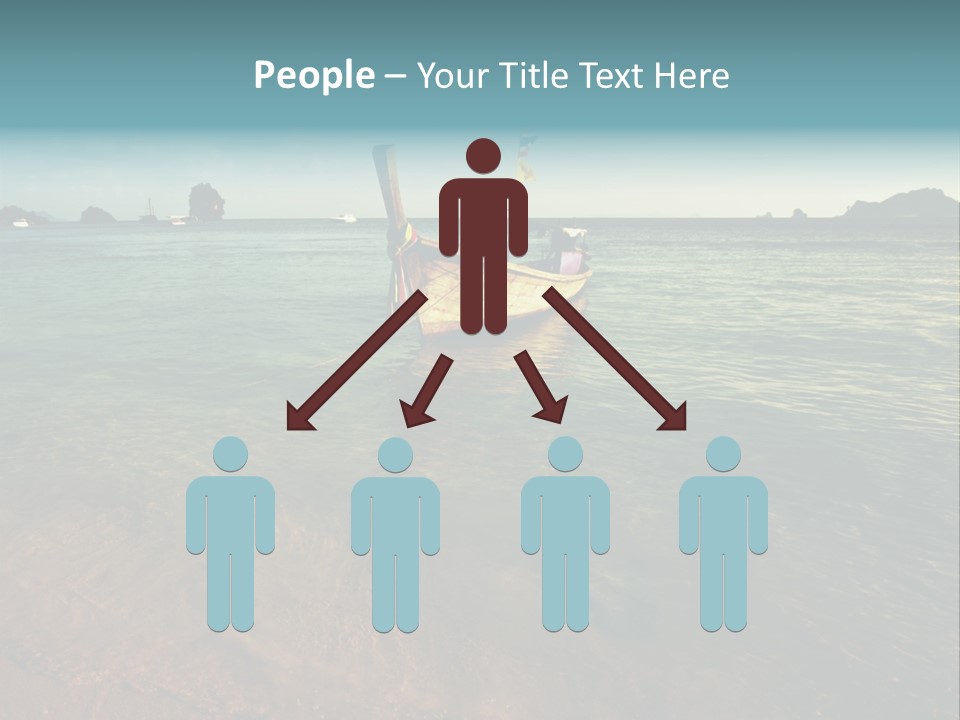 Coastline Holiday Water PowerPoint Template