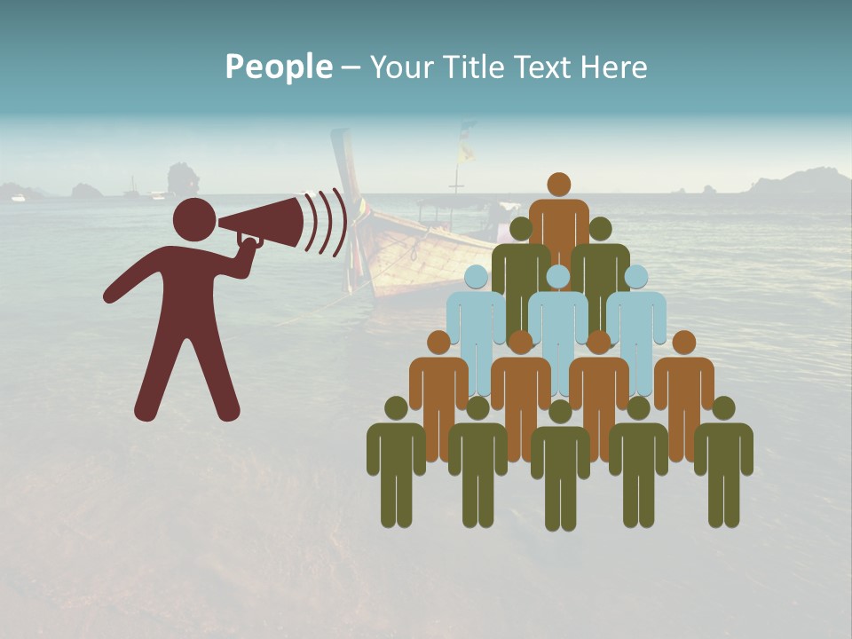 Coastline Holiday Water PowerPoint Template