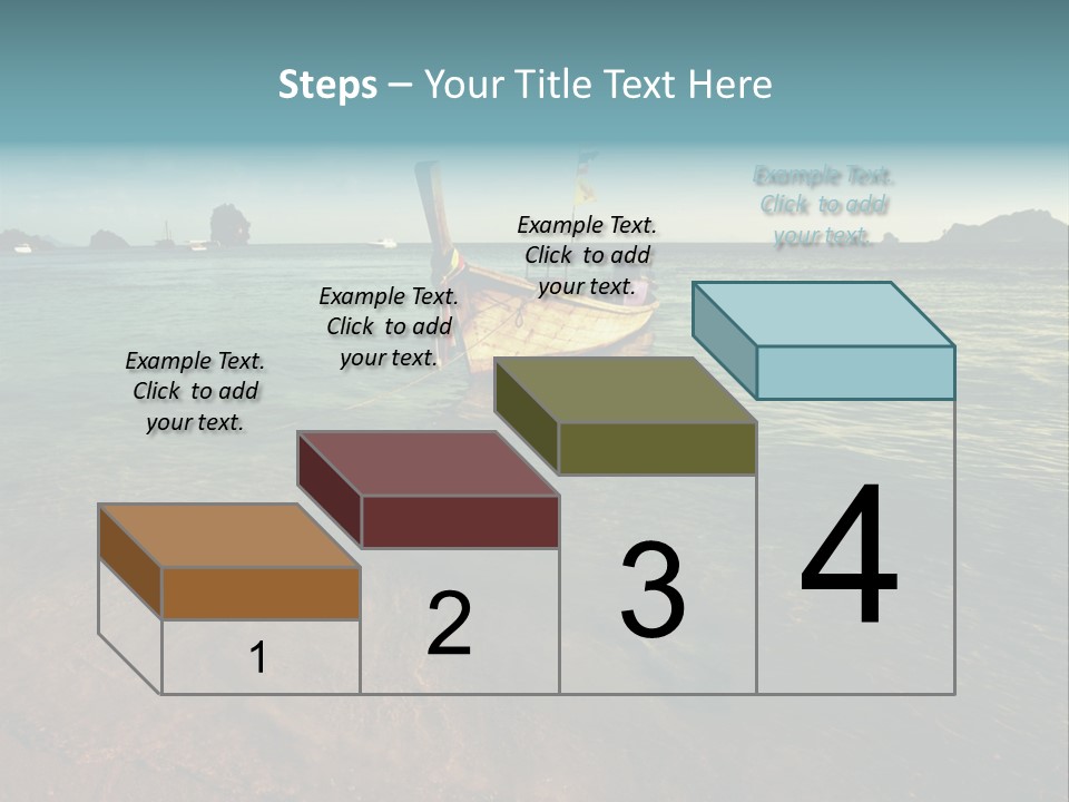 Coastline Holiday Water PowerPoint Template