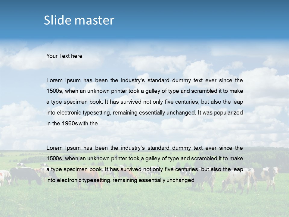 Lake Dusk Environmental PowerPoint Template