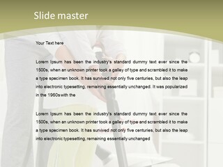 Hygiene Vacuum Female PowerPoint Template