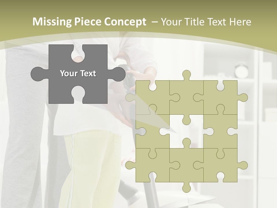 Hygiene Vacuum Female PowerPoint Template