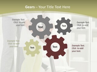 Hygiene Vacuum Female PowerPoint Template
