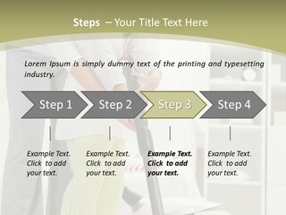 Hygiene Vacuum Female PowerPoint Template