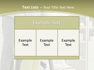 Hygiene Vacuum Female PowerPoint Template