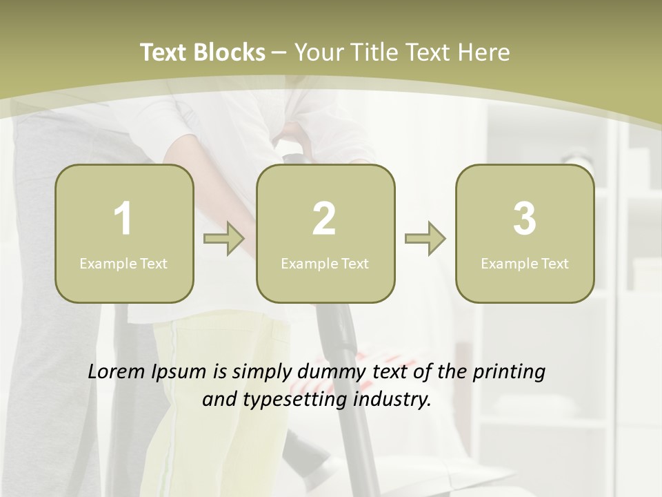 Hygiene Vacuum Female PowerPoint Template