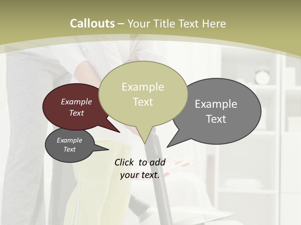 Hygiene Vacuum Female PowerPoint Template