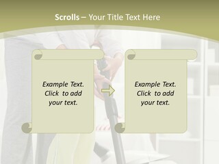 Hygiene Vacuum Female PowerPoint Template