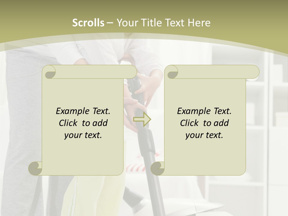 Hygiene Vacuum Female PowerPoint Template