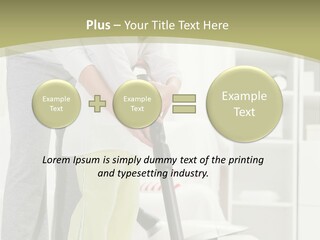 Hygiene Vacuum Female PowerPoint Template