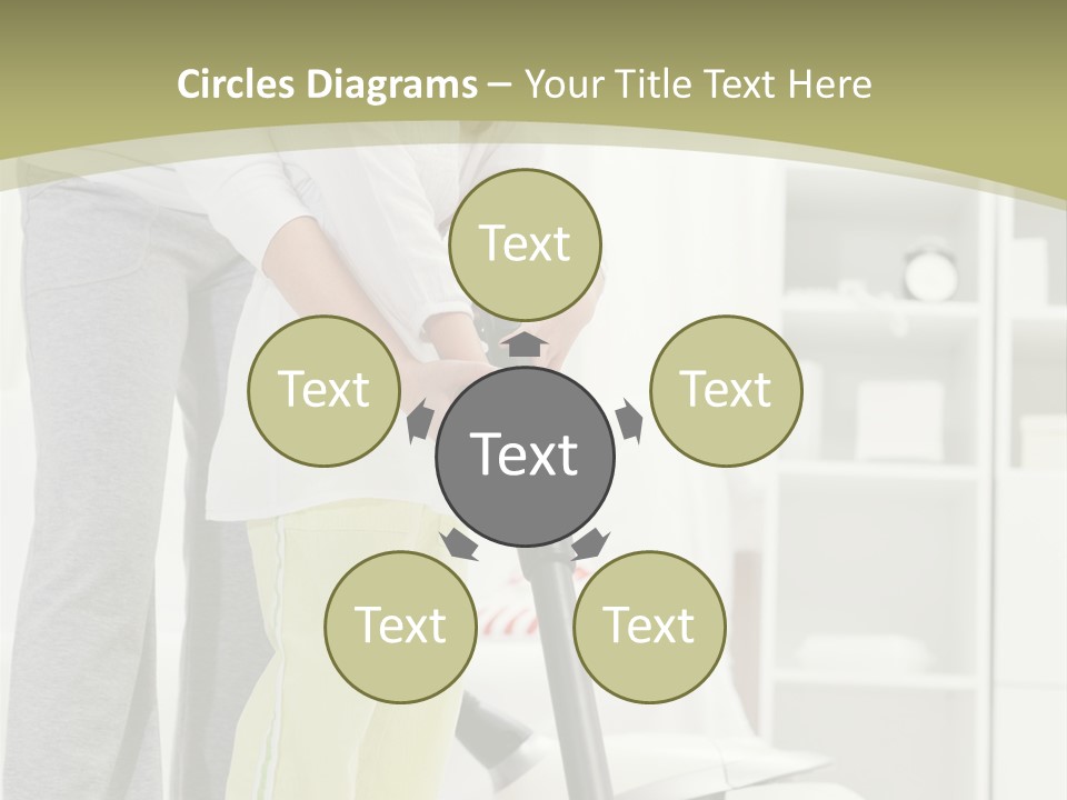 Hygiene Vacuum Female PowerPoint Template