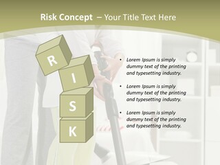 Hygiene Vacuum Female PowerPoint Template