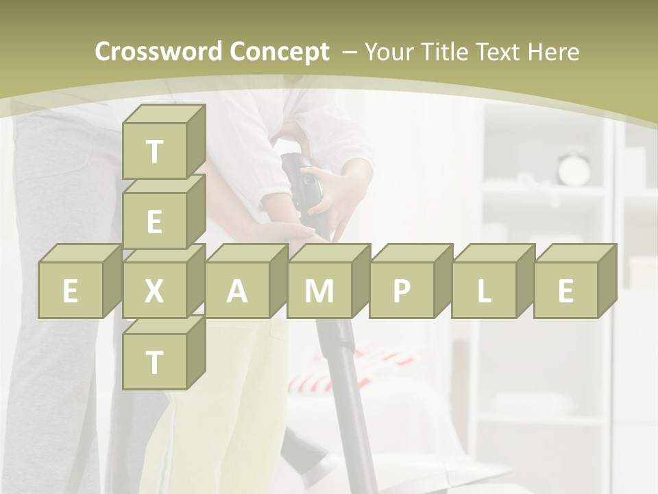 Hygiene Vacuum Female PowerPoint Template