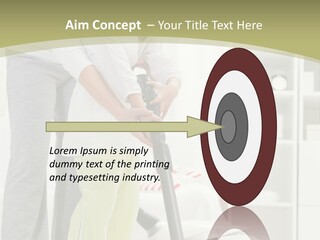 Hygiene Vacuum Female PowerPoint Template