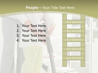 Hygiene Vacuum Female PowerPoint Template