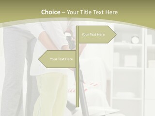 Hygiene Vacuum Female PowerPoint Template