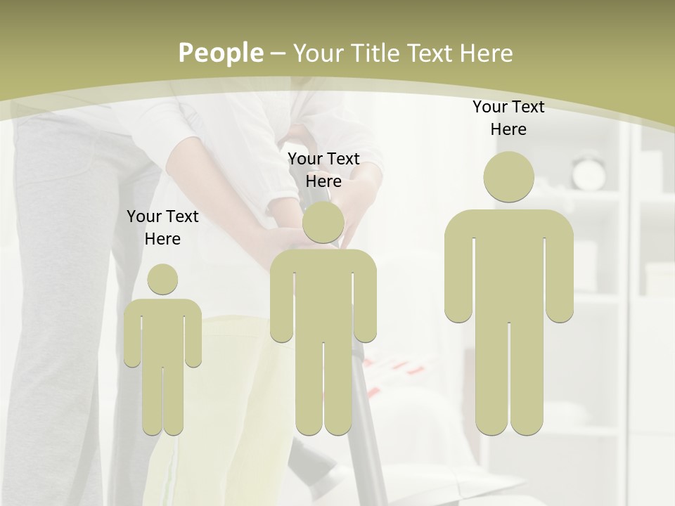 Hygiene Vacuum Female PowerPoint Template