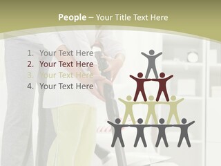 Hygiene Vacuum Female PowerPoint Template