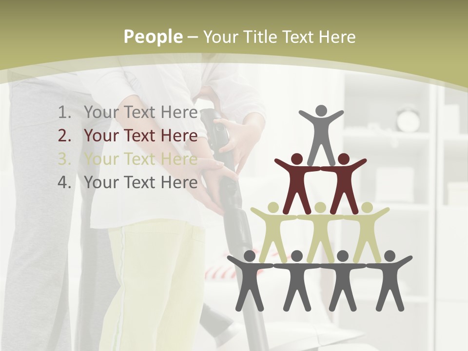 Hygiene Vacuum Female PowerPoint Template