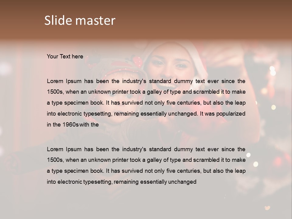 Childcare Felicity Tradition PowerPoint Template