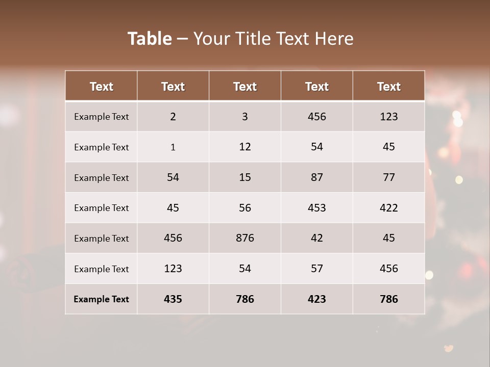 Childcare Felicity Tradition PowerPoint Template