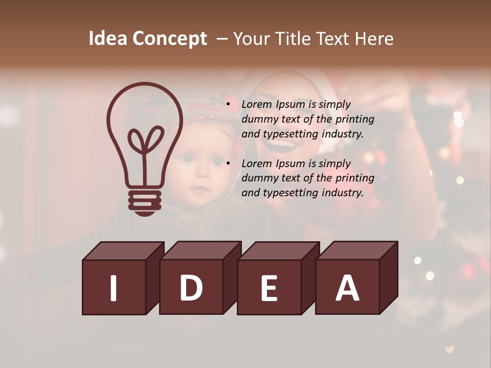 Childcare Felicity Tradition PowerPoint Template