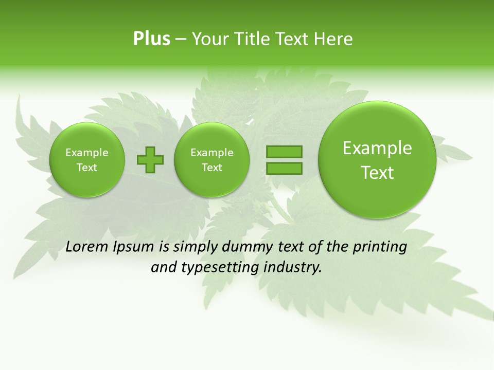 Nettle Alternative Herbalism PowerPoint Template