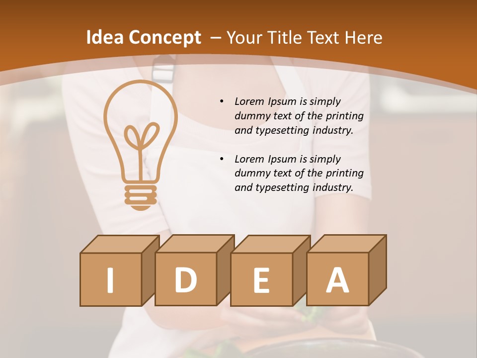 Soup Saucepan Dinner PowerPoint Template