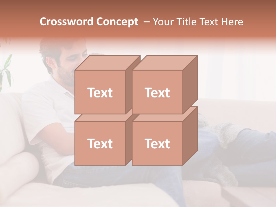 Pad Sitting Love PowerPoint Template