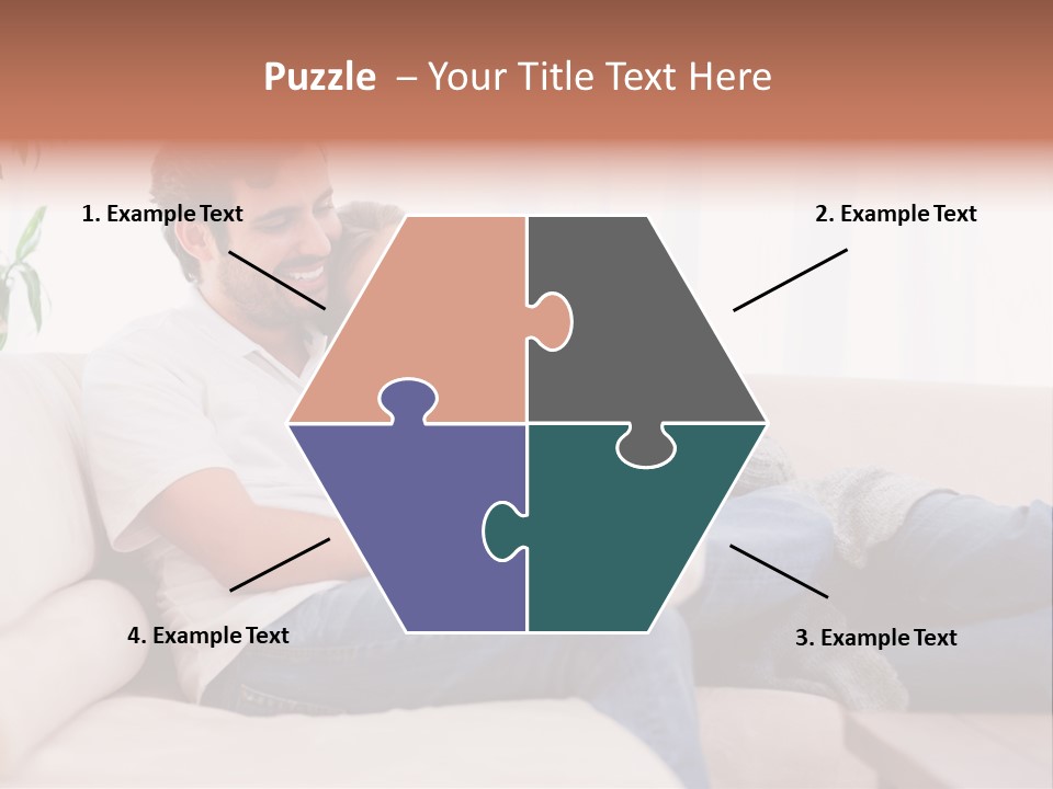 Pad Sitting Love PowerPoint Template