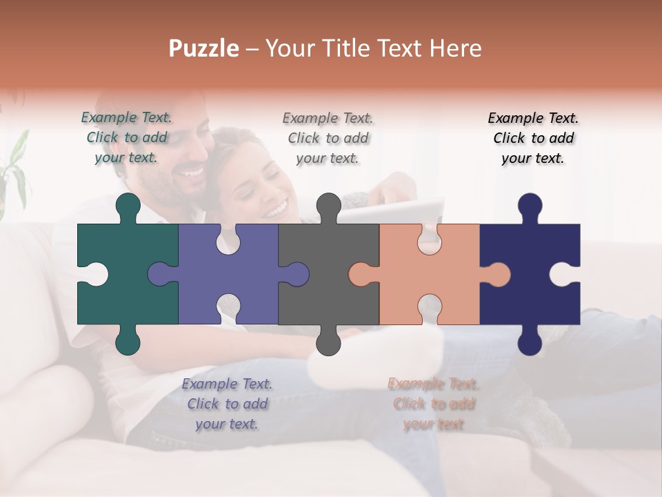 Pad Sitting Love PowerPoint Template