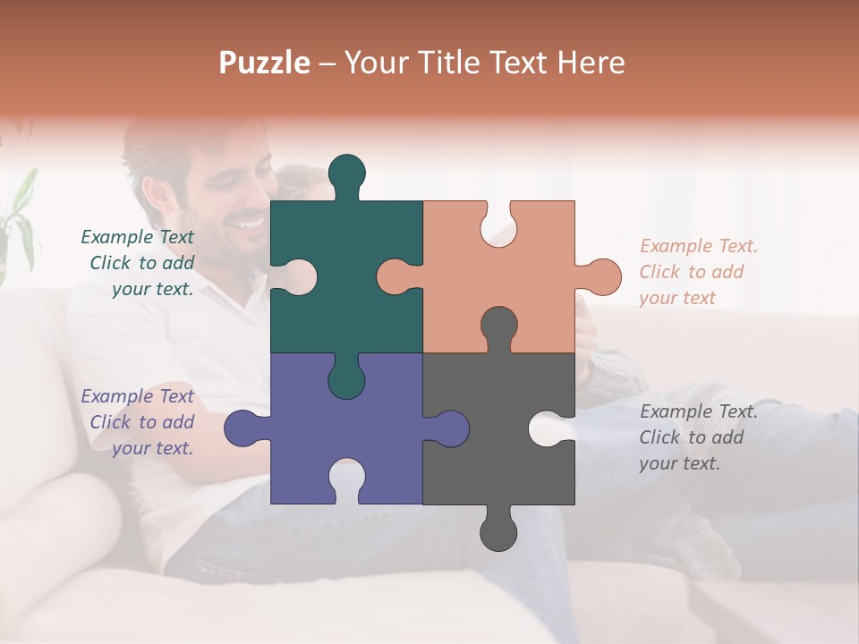 Pad Sitting Love PowerPoint Template