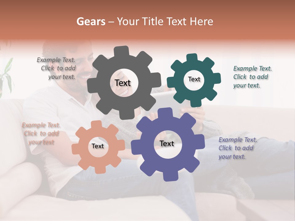 Pad Sitting Love PowerPoint Template