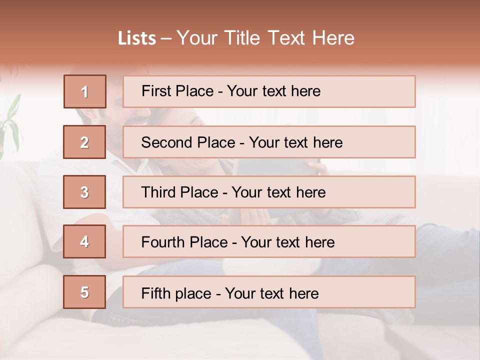Pad Sitting Love PowerPoint Template