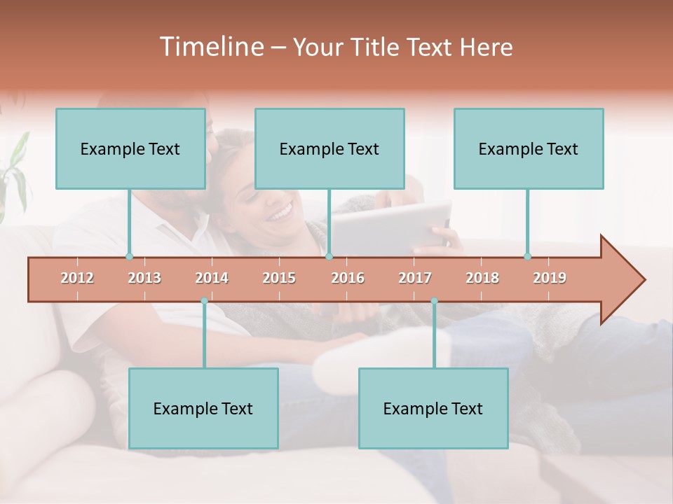 Pad Sitting Love PowerPoint Template