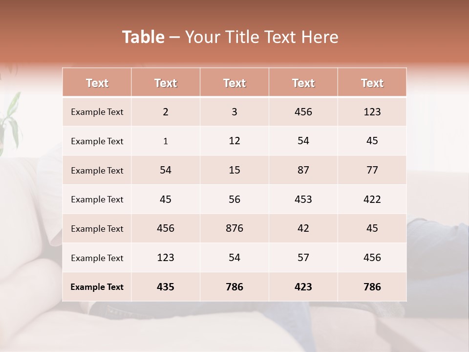 Pad Sitting Love PowerPoint Template